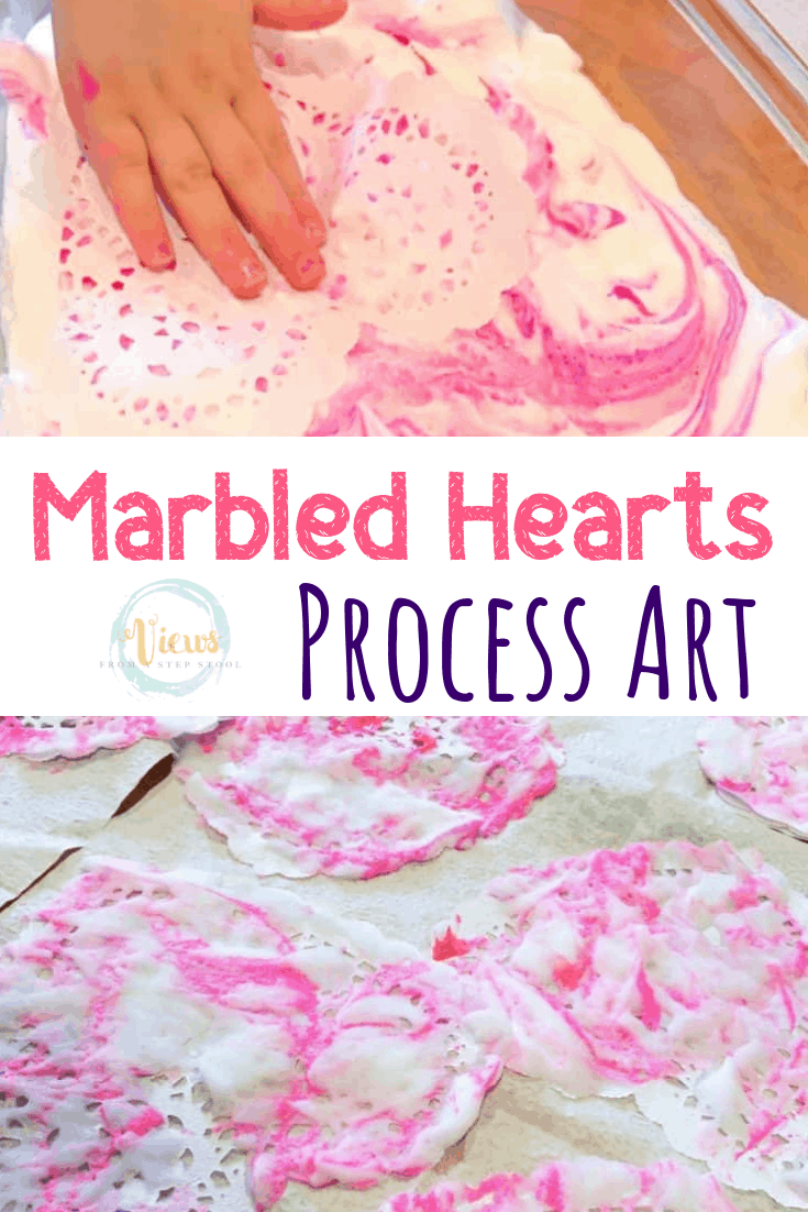 marbled hearts pin 11