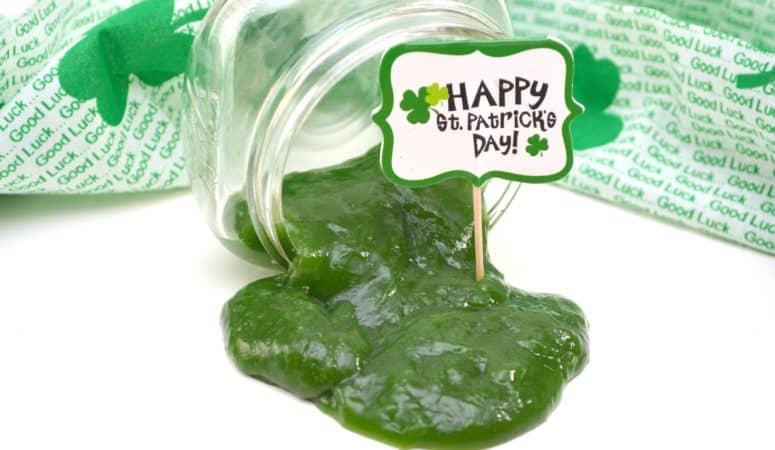 St. Patrick’s Day Green Edible Slime Recipe