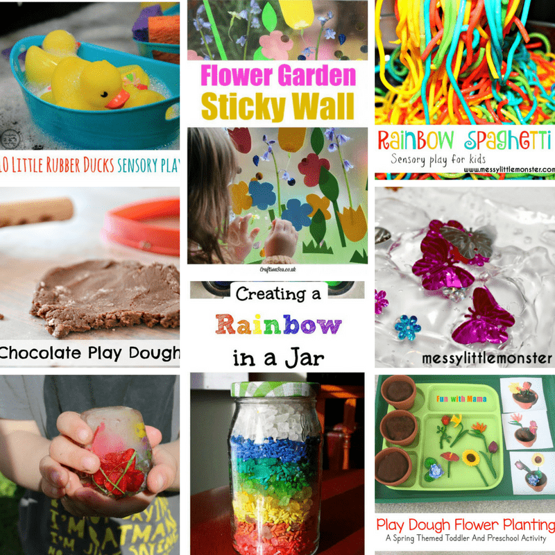 spring sensory activities for 1 year olds
