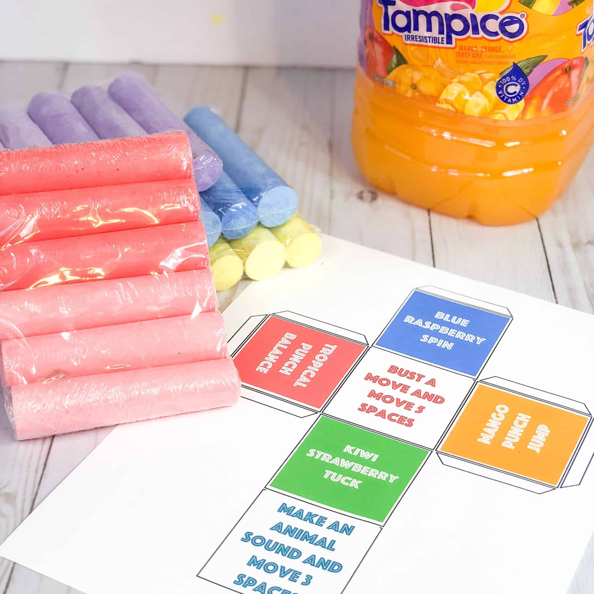 Sidewalk Chalk Board Game for Families Views From a Step Stool