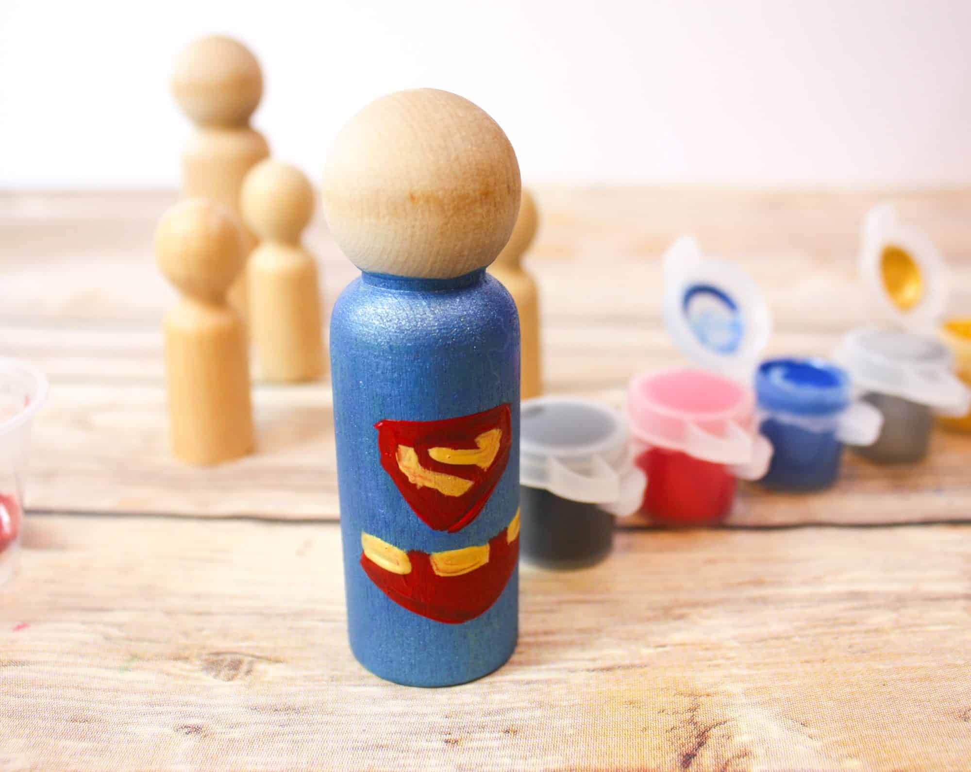 superman peg doll