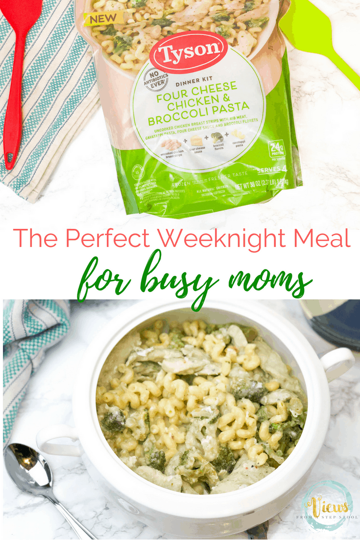 We all need a little bit more time in the day. This simple weeknight meals hack will help you earn back some of that time on those busy family nights. #parenting #momhack #pastadinner #weeknightmeals #busymoms #dinnerforkids #familydinners
