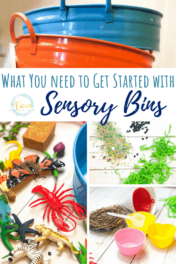 The formula for the perfect sensory bin. Everything you need to know about making these for kids, and exactly what sensory bin tools you should be using.