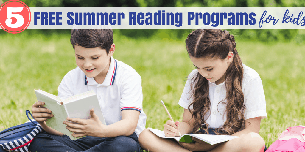 Summer reading programs are great for incentivizing kids to read over summer break. Here are 5 free programs to join that are fun for kids!  #summerreading #kidsactivities #readwithkids #kidsbooks #summerkidsactivities