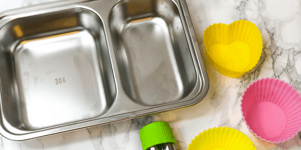 stainless steel sandwich container for waste-free lunch
