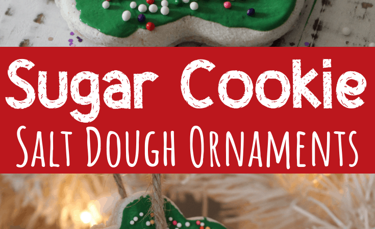 Sugar Cookie Salt Dough Ornaments