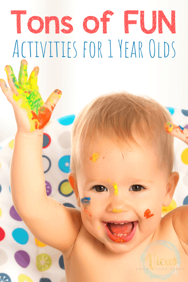 happy baby finger painting activities for 1 year olds