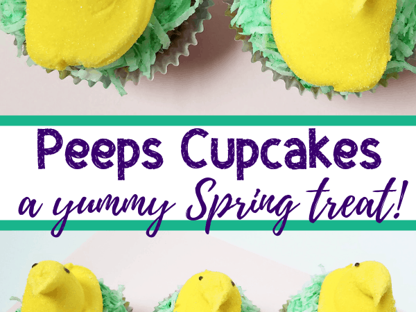 Peeps Cupcakes for Spring