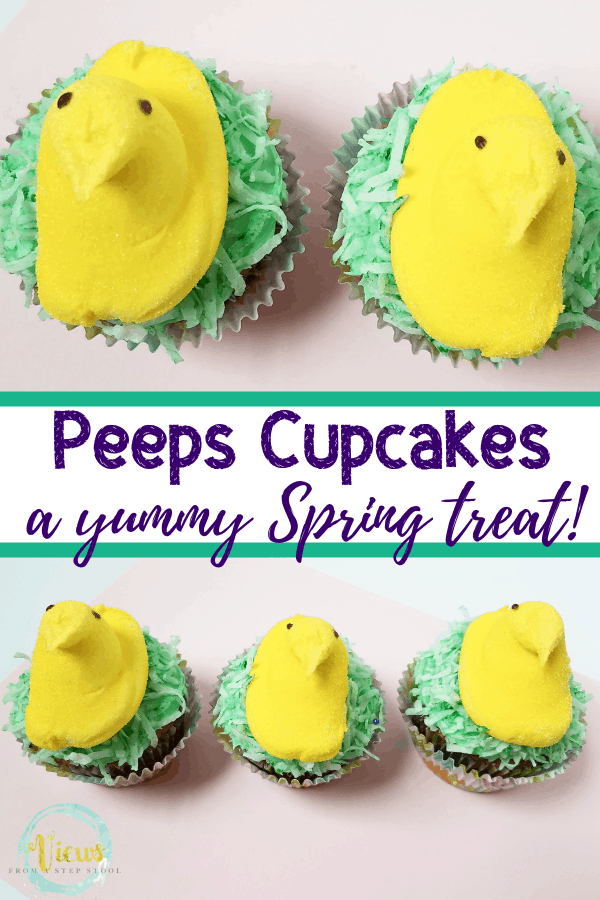 peeps cupcakes a yummy spring treat