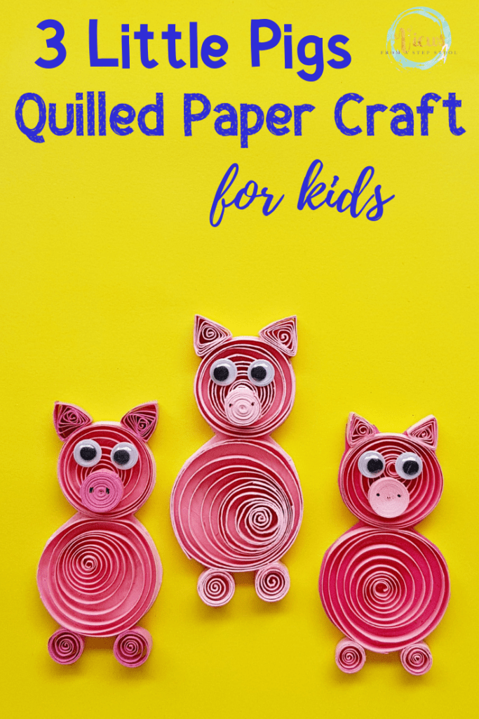 Quilled Monster Craft for Kids - An Easy Paper Quilling Craft