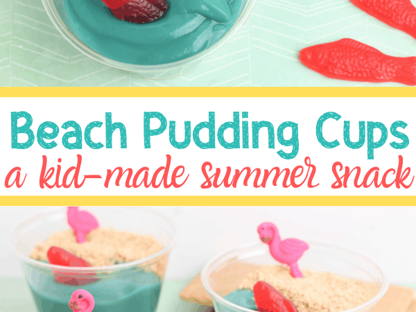 Beach Pudding Cups
