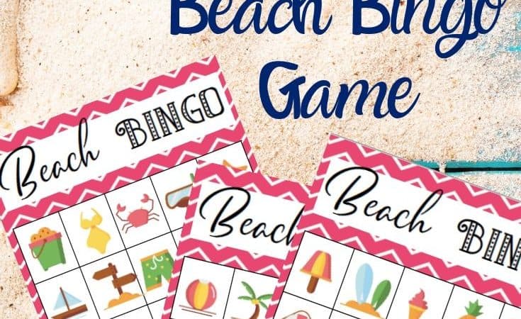 Printable Beach Bingo