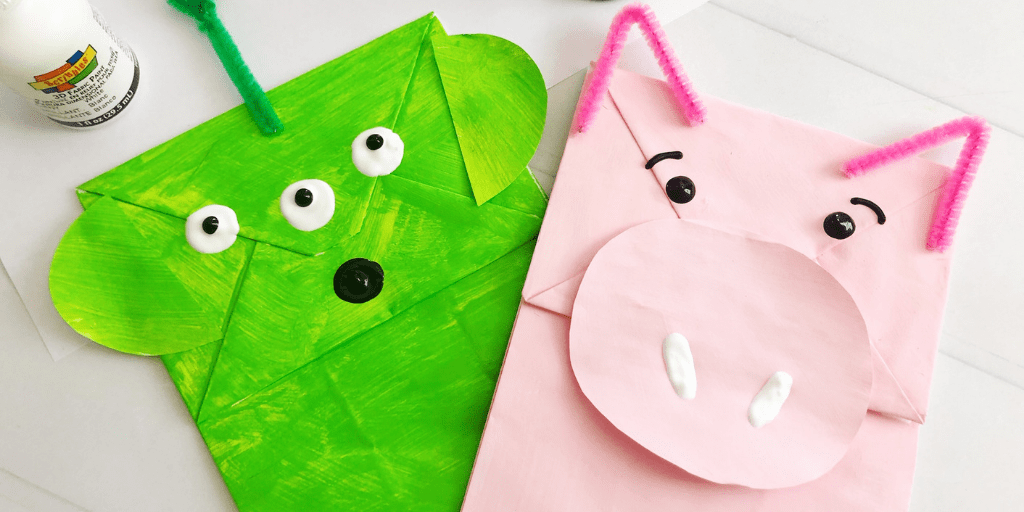Toy Story Craft Paper Bag Puppets Views From a Step Stool