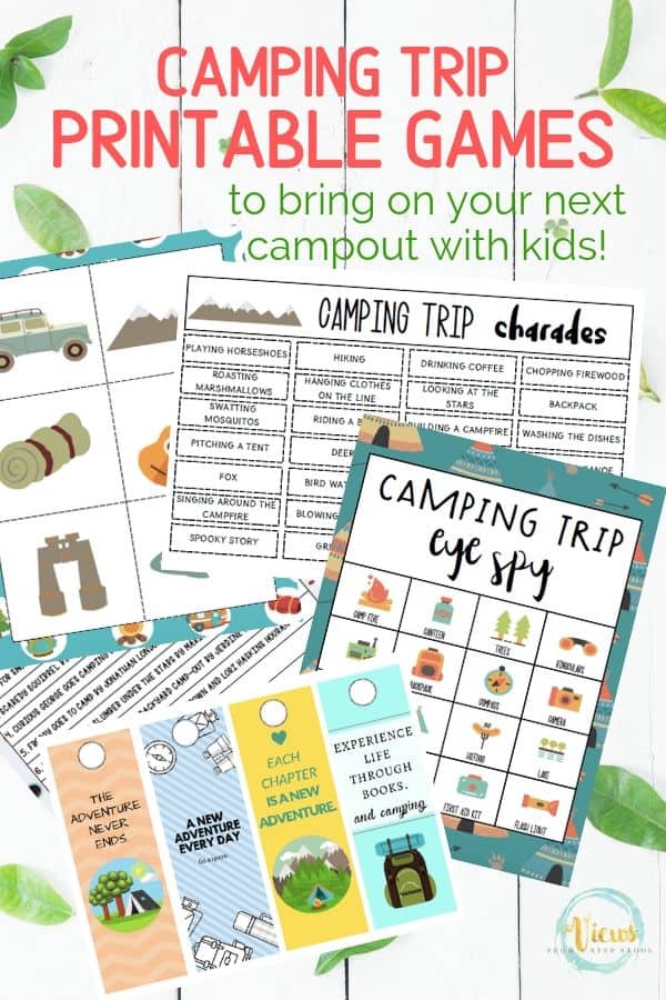 Camping Trivia 2 Printed Paper Games