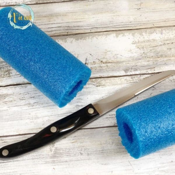 Pool Noodle Shark Craft for Kids Views From a Step Stool