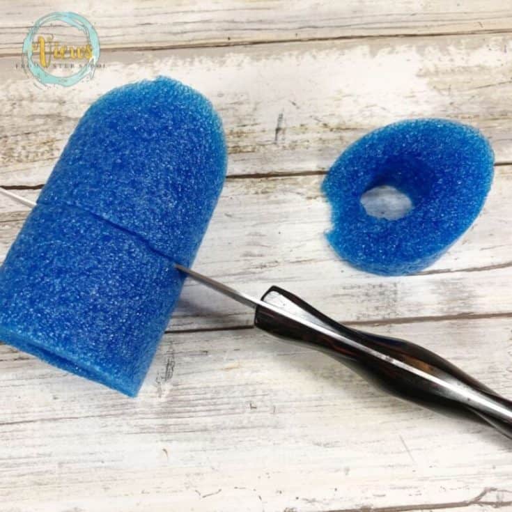 Pool Noodle Shark Craft for Kids Views From a Step Stool