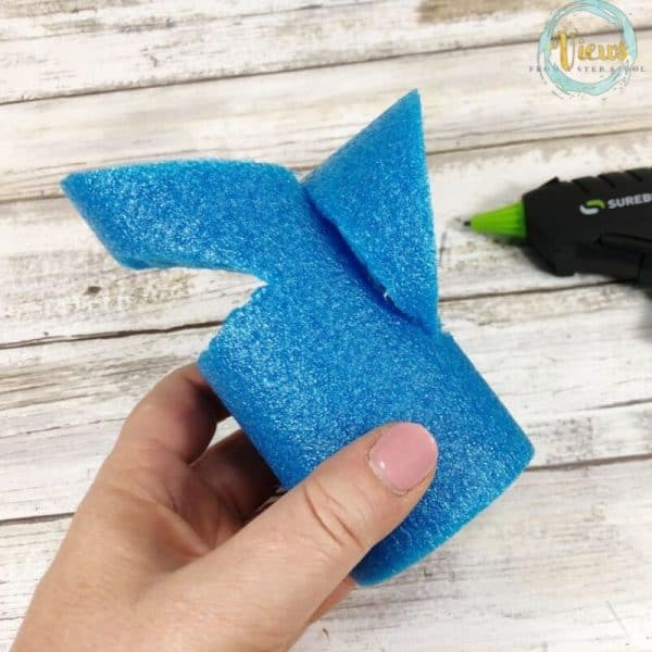 Pool Noodle Shark Craft for Kids Views From a Step Stool