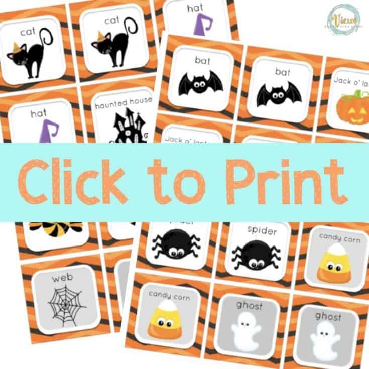 Printable Halloween Memory Game for Toddlers and Preschoolers Views