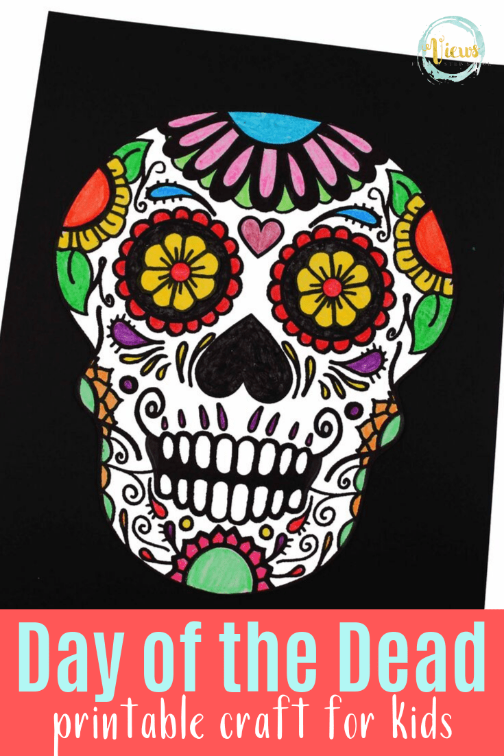 Day of the Dead Craft + Printable Template