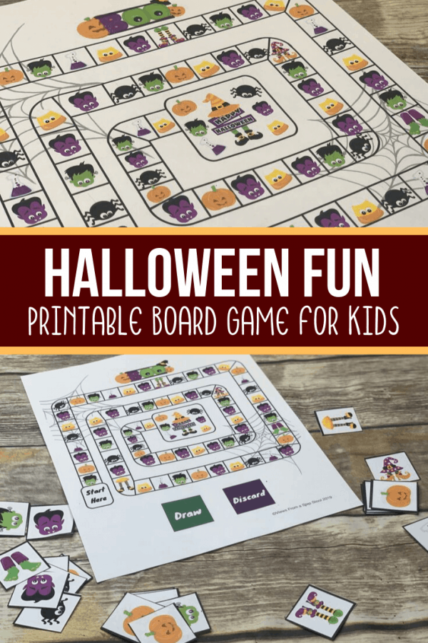 Free Printable Halloween Board Game Views From a Step Stool