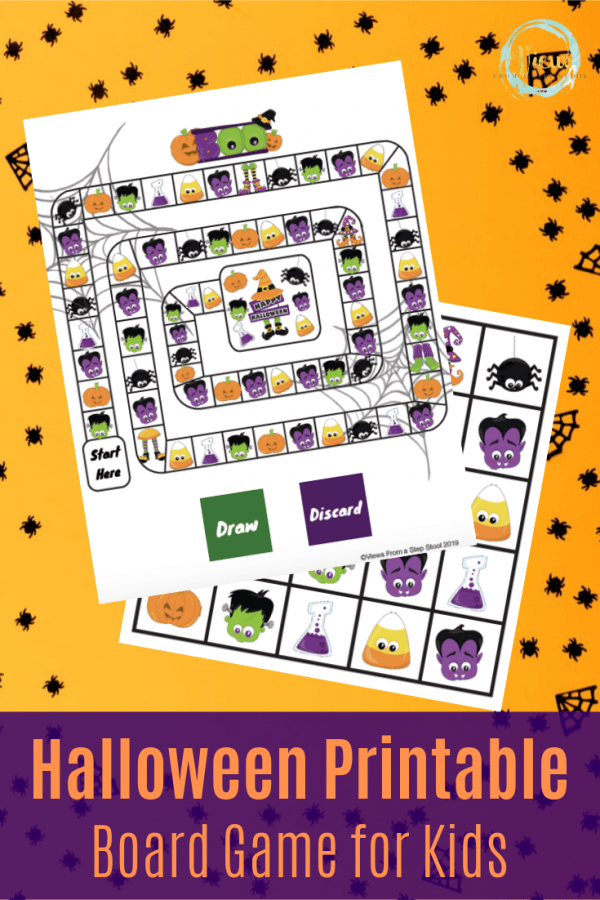 Free Printable Halloween Board Game Views From a Step Stool