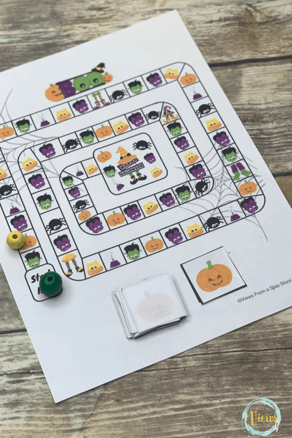 Free Printable Halloween Board Game Views From a Step Stool