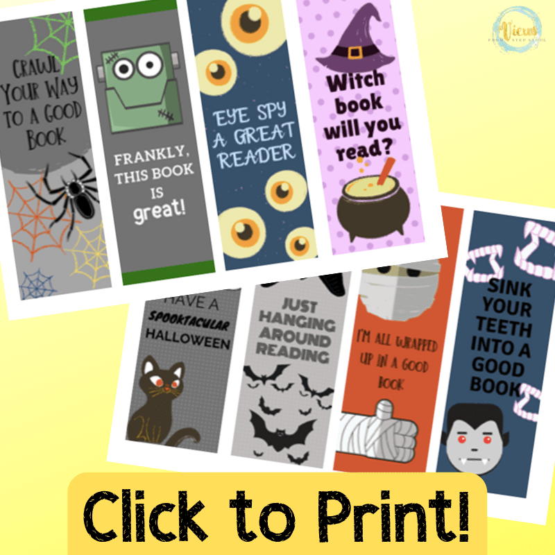 Halloween Printable Bookmarks For Kids Views From A Step Stool