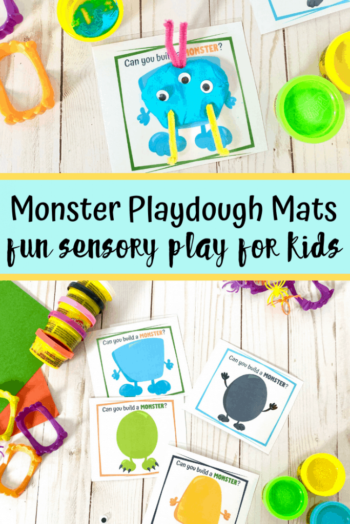 Build a Monster Playdough Mats to Print - Views From a Step Stool