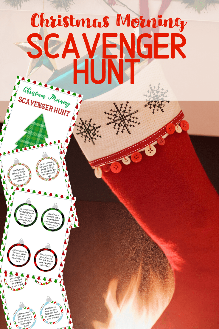 Printable selfie scavenger hunt Christmas Present Scavenger Hunt Printable Cards - Views From a Step Stool