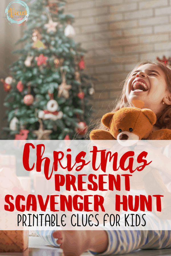 Christmas Present Scavenger Hunt Printable Cards - Views From a Step Stool