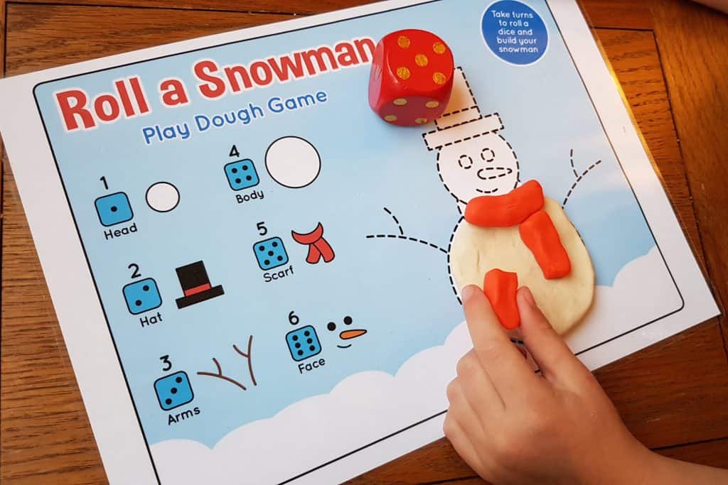 Build a Snowman Board Game