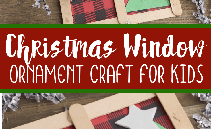 Christmas Window Ornament Craft for Toddlers and Preschoolers