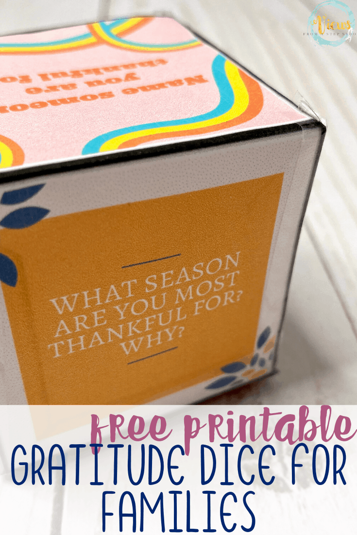 What a great way to practice gratitude with kids.