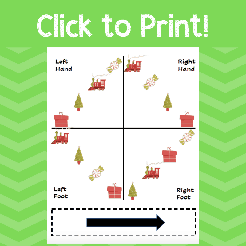This printable Christmas twister party game for kids is the perfect game for a school Christmas party, or a Winter break play date. Print and play!  #christmasgames #gamestoprint #kidsactivities #christmasparty #kidsparties #kidsactivities #viewsfromastepstool