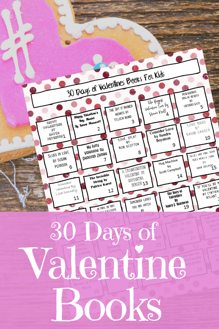 Valentine’s Day Books for Kids + Printable Calendar