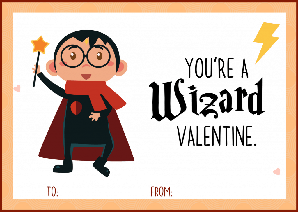 DIY Harry Potter Valentine with Free Printables