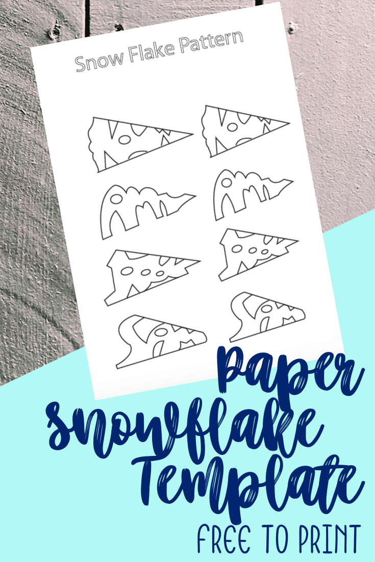 Paper Snowflake Craft for Kids
