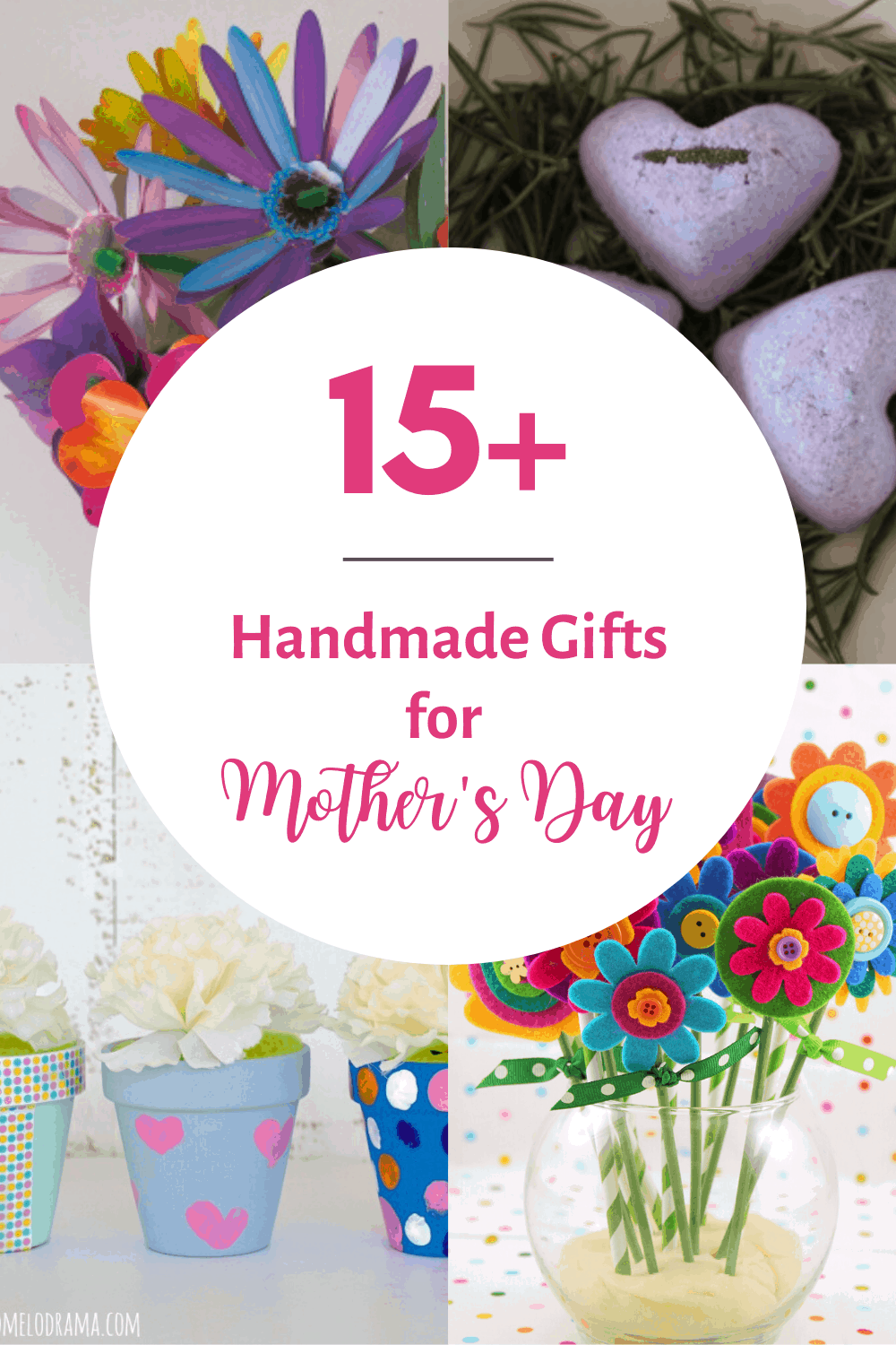 15+ Homemade Mothers Day Gifts with a Flower Theme