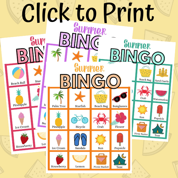 FREE Math Games with Cards for Summer Fun