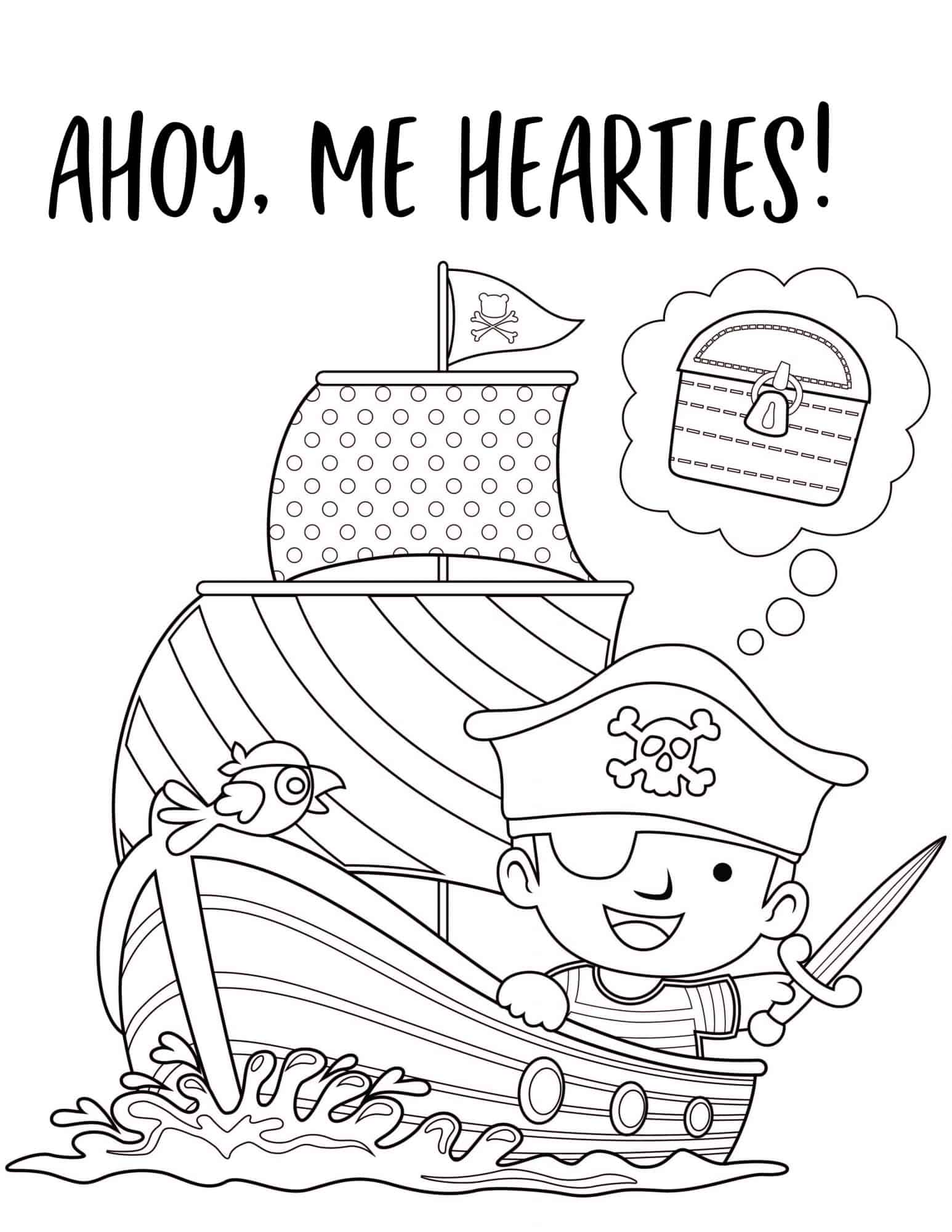 Pirate Printable Activities Views From a Step Stool