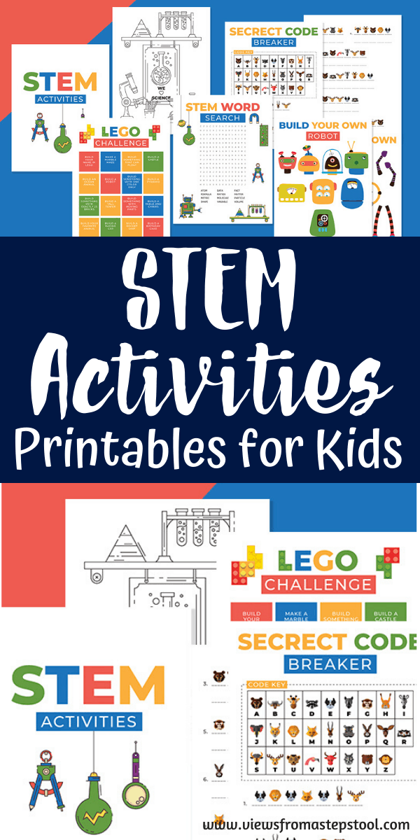 STEM Printable Activities Views From A Step Stool