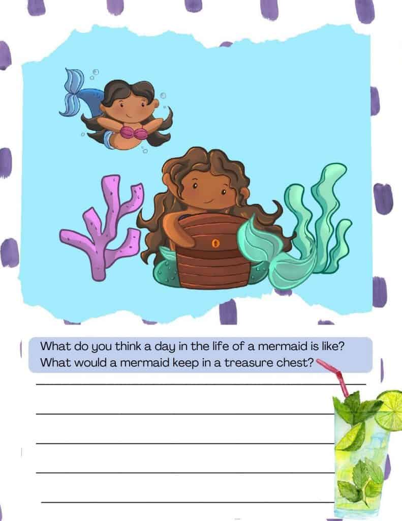 Summer writing prompts pdf image