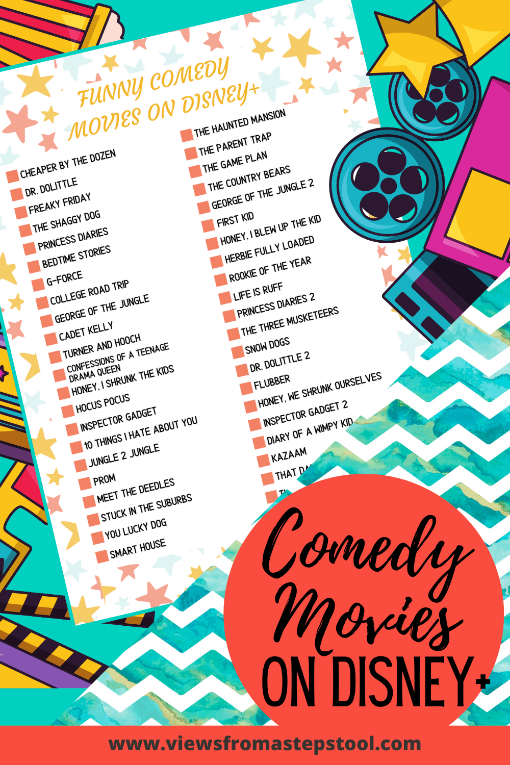 Comedy Movies on Disney Plus – Free Printable