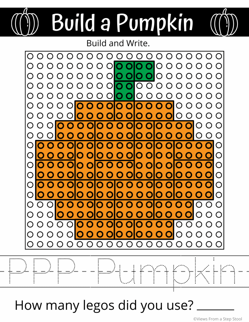 build a pumpkin lego challenge 