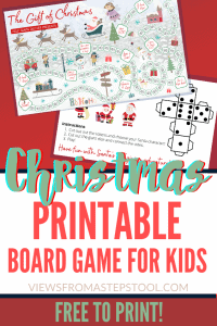 The Gift of Christmas Printable Board Game  Views From a Step Stool