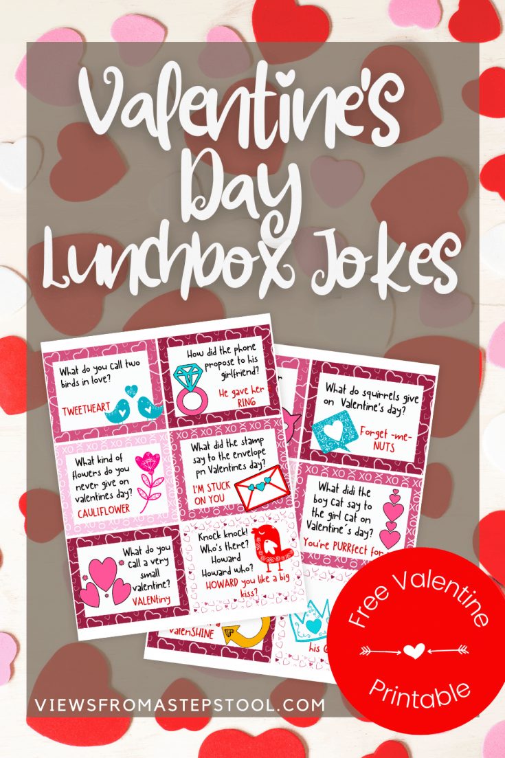 Printable Valentine's Day Lunchbox Jokes - Views From a Step Stool