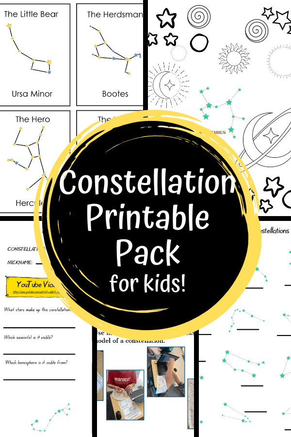 This Printable Pack About Constellations For Kids Includes 22 Pages Of