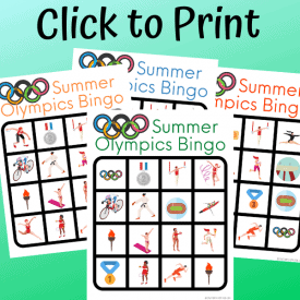 Summer Olympics Bingo Game Printable - Views From a Step Stool