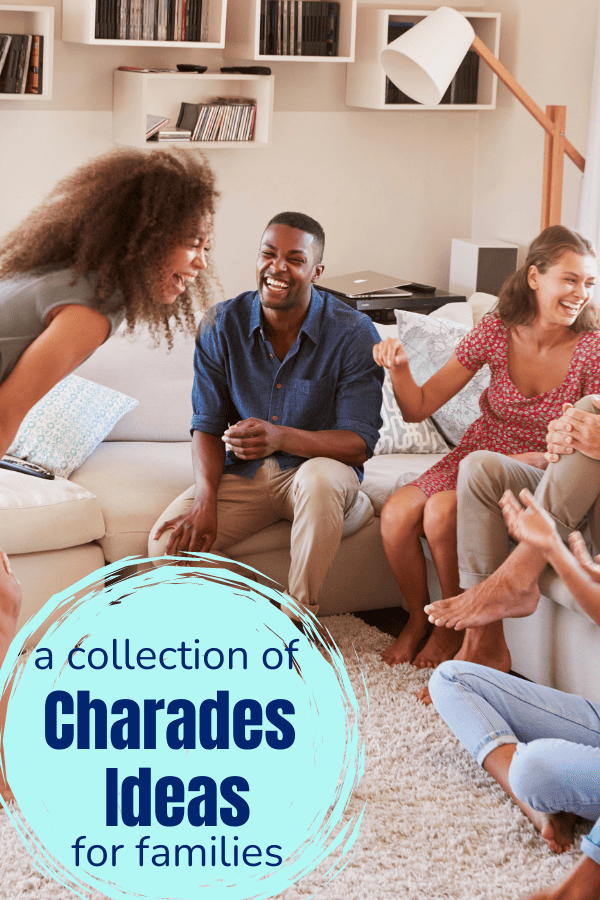 Charades is such a fun game to play with the family. Here are a handful of charades game ideas ideas to keep you playing all year round. 