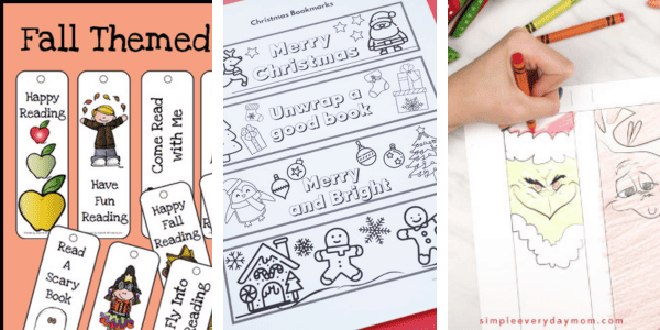 Here is a collection of kids printable bookmarks. Choose a theme or bookmark style you like and make reading more fun!